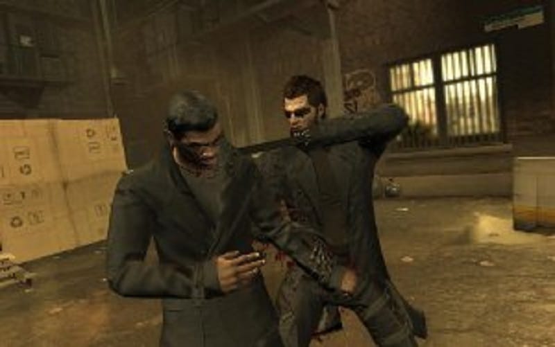 From the Archive: Deus Ex Human Revolution - Oh The Humanity 5 Also useful for carving the turkey at Christmas.